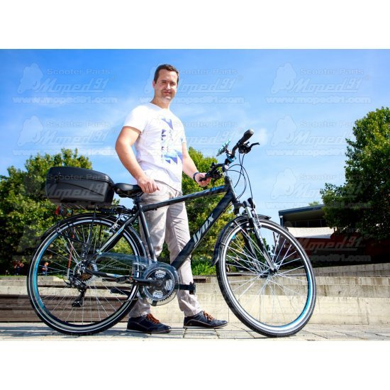 LYNX Kerékpár 28"  21 seb. 19" váz matt black- UV blue MAN BALTIC- Trekking  ( súly: 16,3 kg)