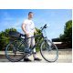 LYNX Kerékpár 28"  21 seb. 21" váz matt black- UV blue MAN BALTIC- Trekking  ( súly: 16,3 kg)