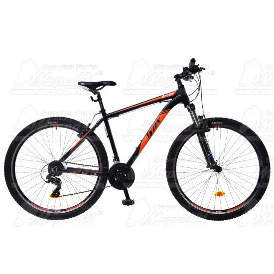 LYNX Kerékpár 29"  21 seb. 21" váz matt black- UV orange MAN ARTIC- MTB, V-fék    ( súly: 15,5 kg)