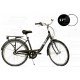 LYNX Kerékpár 26"  3 seb. 17" váz black UNISEX CARIBBEAN- CITY  ( súly: 14,7  kg)