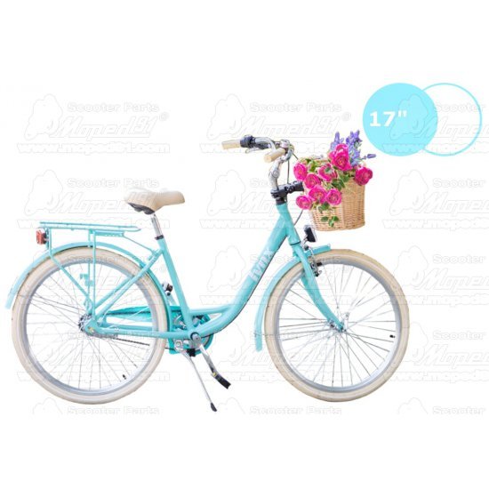 LYNX Kerékpár 26"  3 seb. 17" váz turkiz LADY CARIBBEAN- CITY  ( súly: 14,7  kg)